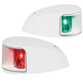 Hella Marine 980620911 2NM Deck Mount Port & Starboard Clear Lens - White Shroud