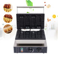 TFCFL Commercial Electric 4Pcs Hot Dog Pene Waffle Maker Baker Machine Stainless Steel