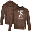 Men's ProSphere Brown Lehigh Mountain Hawks Volleyball Name Drop Pullover Hoodie