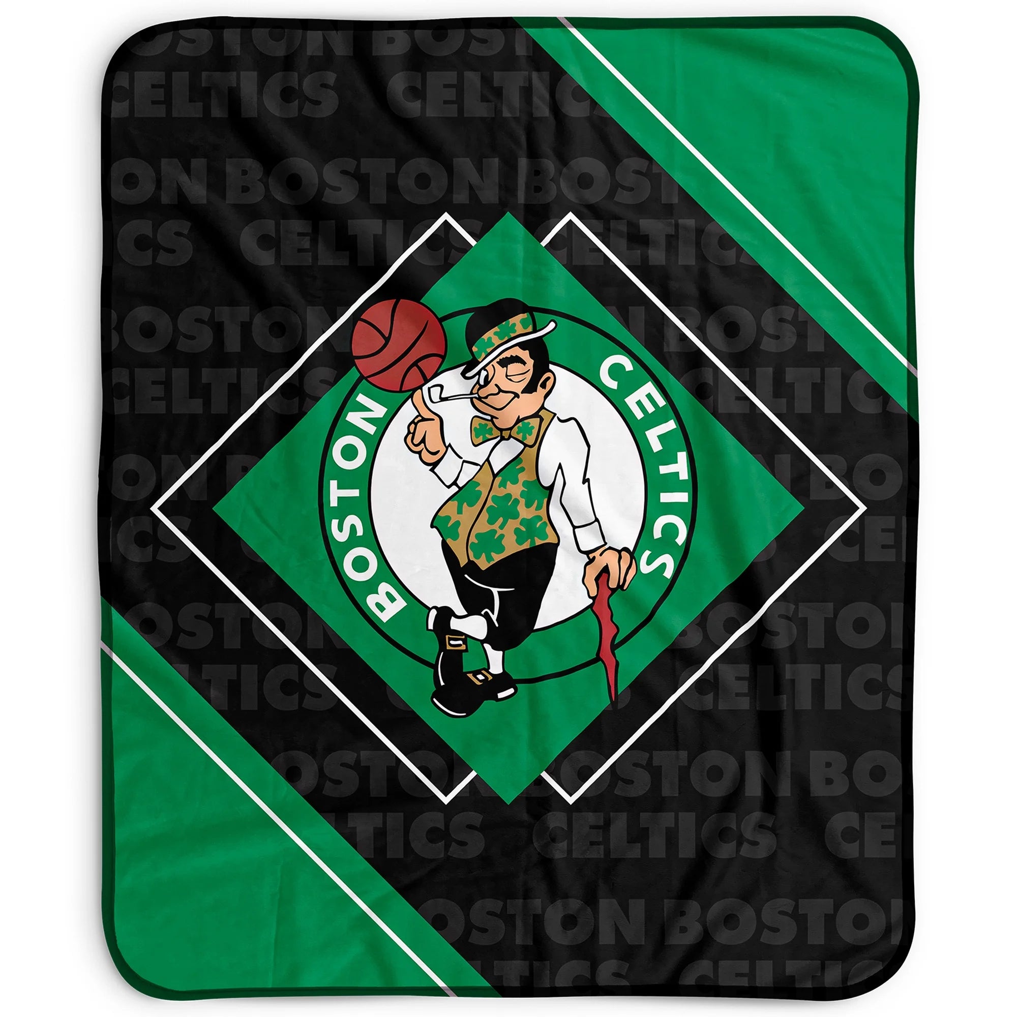 Pegasus Boston Celtics 50 x 60 Diamond Logo Fleece Blanket