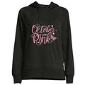 COMIO Women's Red Ribbon Hoodie Dress Pink Butterfly and Volleyball Black