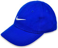 Nike Kids Adjustable Solid Swoosh Cotton Baseball Cap Game Royal7a2319-u89/White 2-4T
