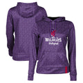 Women's Purple Linfield Wildcats Volleyball Pullover Hoodie