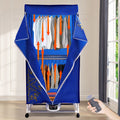 Electric Portable Clothes?Dryer?Travel?Dryer?Machine Clothes Dryer for Apartment Blue