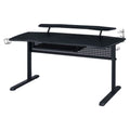 Ergode Gaming Table w/USB Port Black Finish