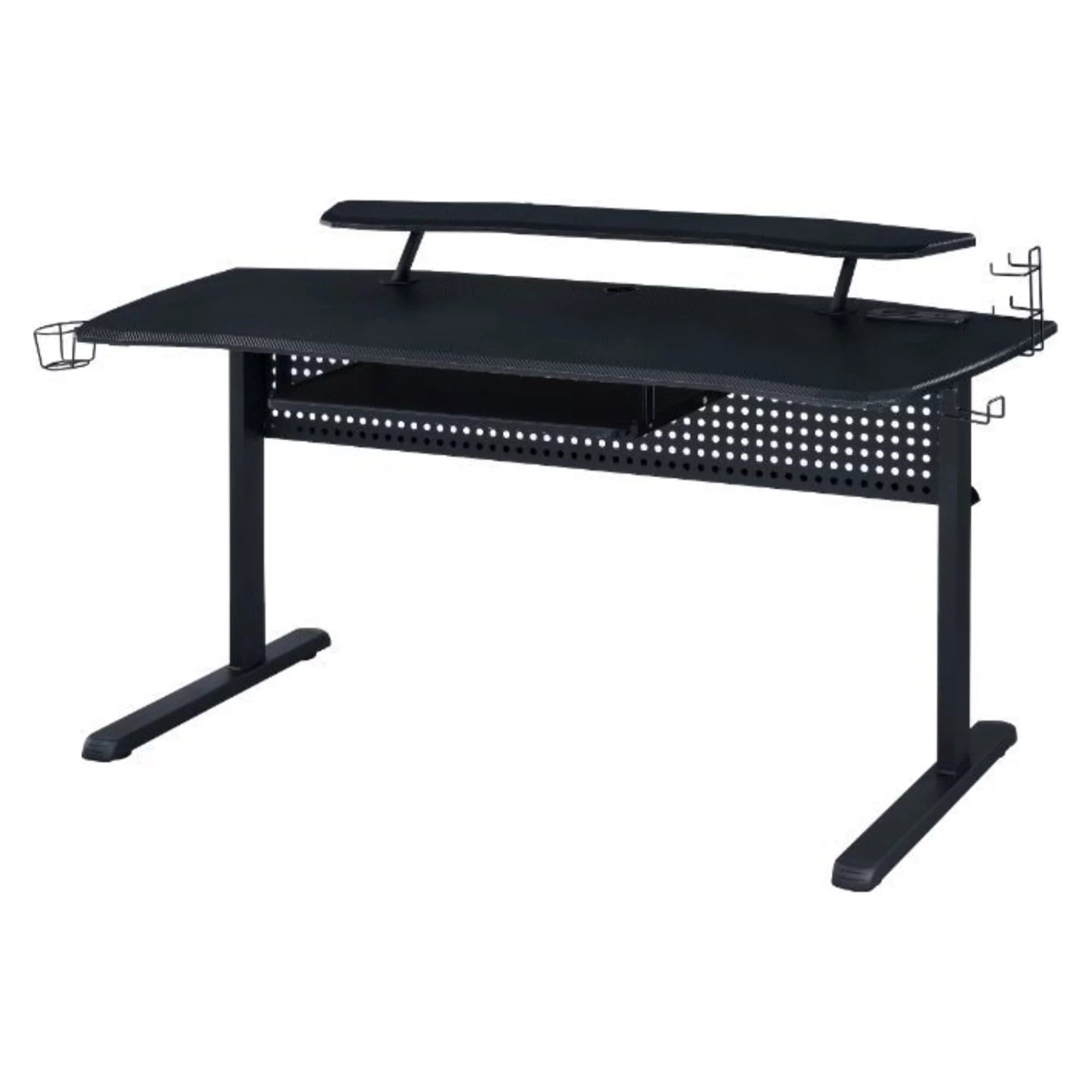 Ergode Gaming Table w/USB Port Black Finish