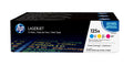 HP 125A 3-pack Cyan/Magenta/Yellow Original LaserJet Toner Cartridges, Per