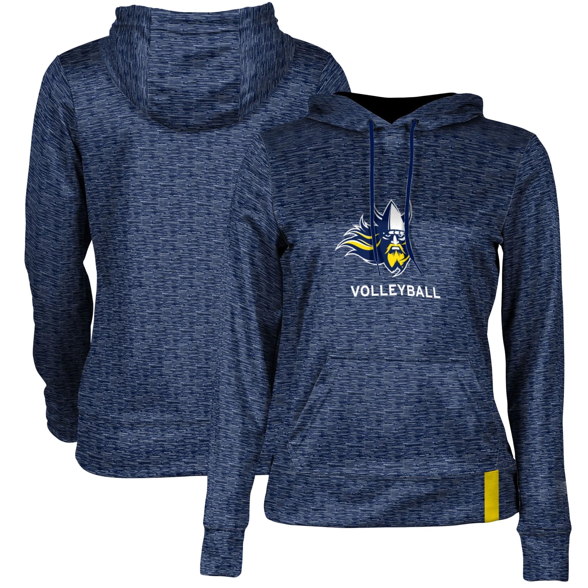Women's Navy Augustana Vikings Volleyball Pullover Hoodie