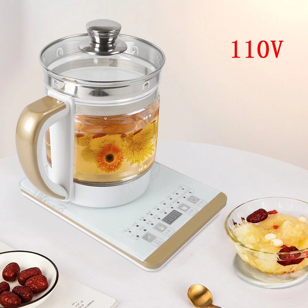 ZhdnBhnos 2L 800W Electric Kettle Automatic Health Pot Water Boiler Household Multifunction Coffee Tea Maker