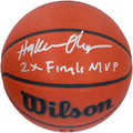 Hakeem Olajuwon Houston Rockets Autographed Wilson Authentic Series Indoor/Outdoor Basketball with 2x Finals MVP Inscription - Fanatics Authentic Certified