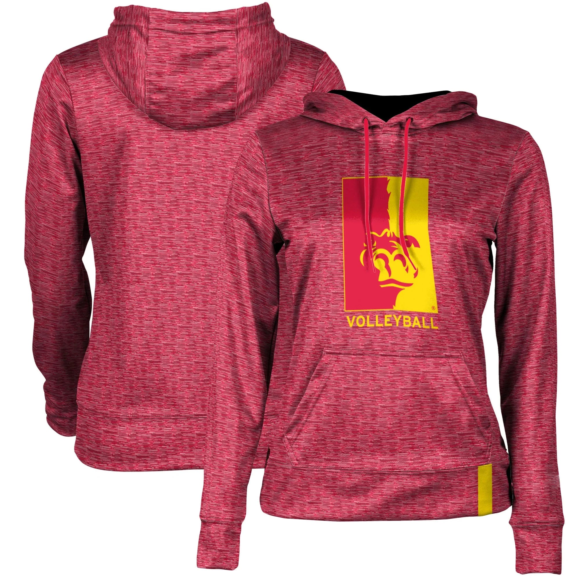 Women's Crimson Pittsburg State Gorillas Volleyball Pullover Hoodie
