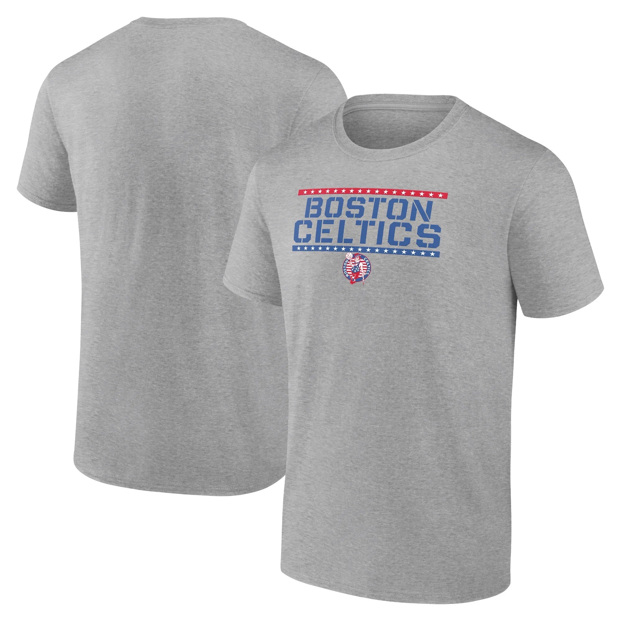 Men's Fanatics Branded  Heather Gray Boston Celtics Hoops For Troops Training T-Shirt