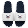 Youth ISlide Navy/White Charlotte Hornets Americana Slide Sandals