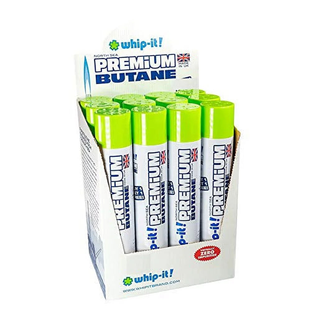Butane Gas Refill Lighter Fluid (12 Pack) (Whip It (12 of Pack))