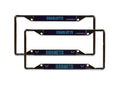 Charlotte NBA Hornets Chrome (2) EZ View License Plate Frame Set