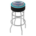 Trademark Gameroom Charlotte Hornets Logo Bar Stool with Padded Seat