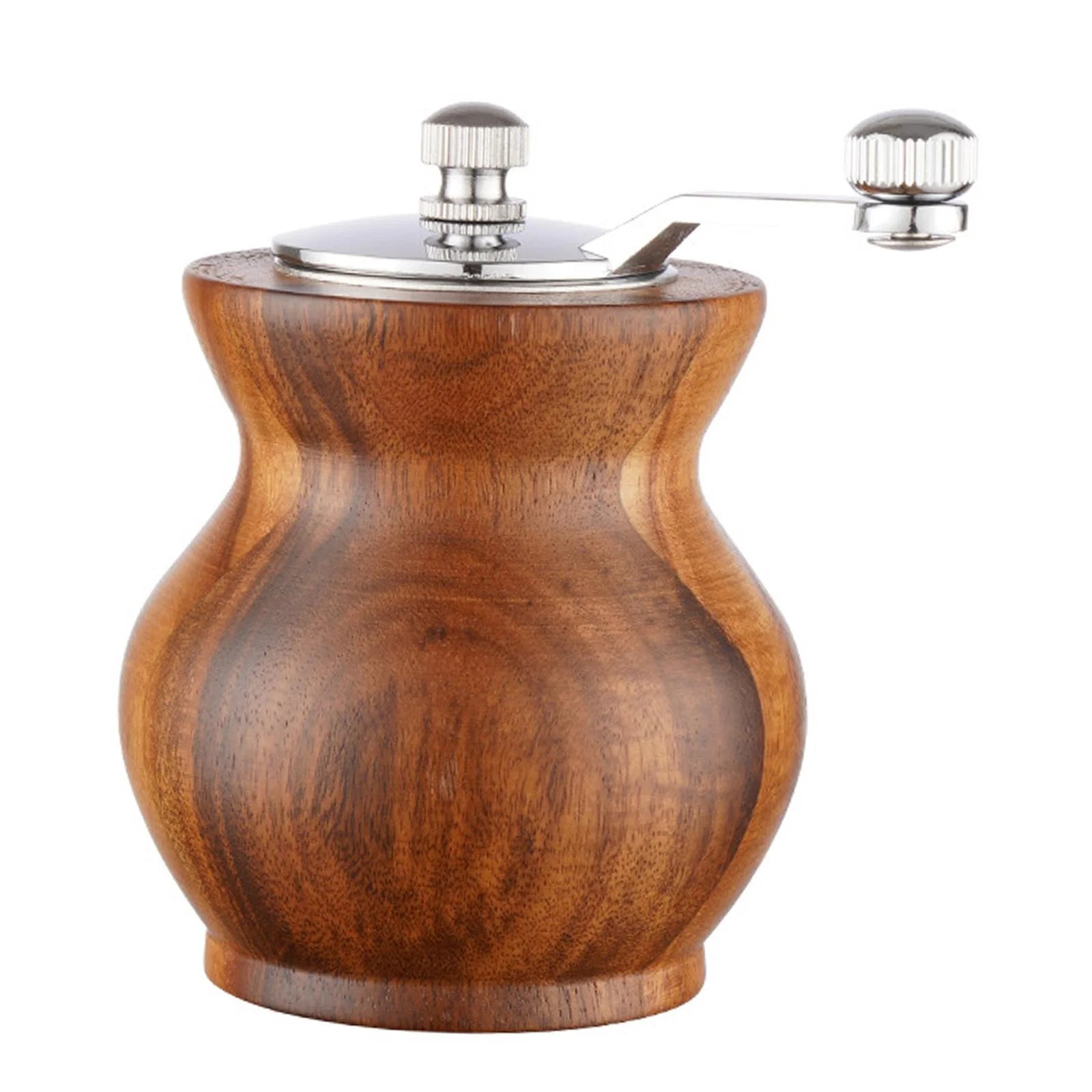 Esquirla and Grinder Multifunctional Wooden Ceramics Grinding Cores Kitchen Gadget Mini Spice Grinder Adjustable Coarseness