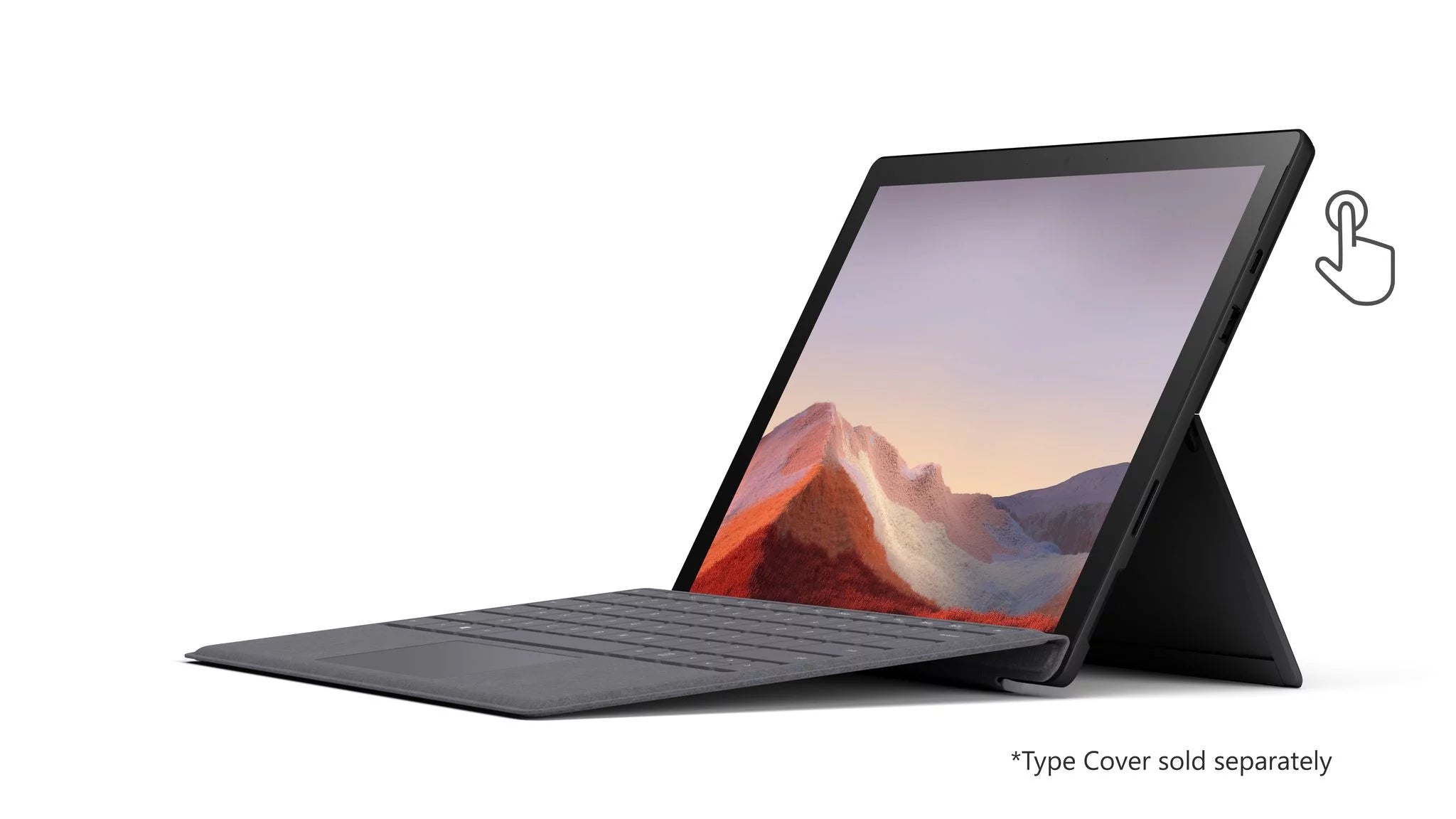 Microsoft Surface Pro 7, 12.3 Touch-Screen, Intel Core i7, 16GB Memory, 256GB Solid State Drive, Matte Black, VNX-00016