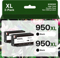 950XL Black Ink Cartridges Compatible for HP 950 XL Ink Replacement High Yield Use with OfficeJet Pro 8600 8610 8615