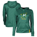 Women's Green McDaniel Green Terror Volleyball Pullover Hoodie