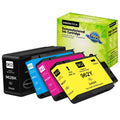 GREENCYCLE 962XL BCMY Ink Cartridges Combo Pack Replacement for HP High Yield 962 XL Compatible with OfficeJet Pro 9010 9015 9018 9025 9029 Printer(1 Black 1 Cyan 1 Magenta 1 Yellow)