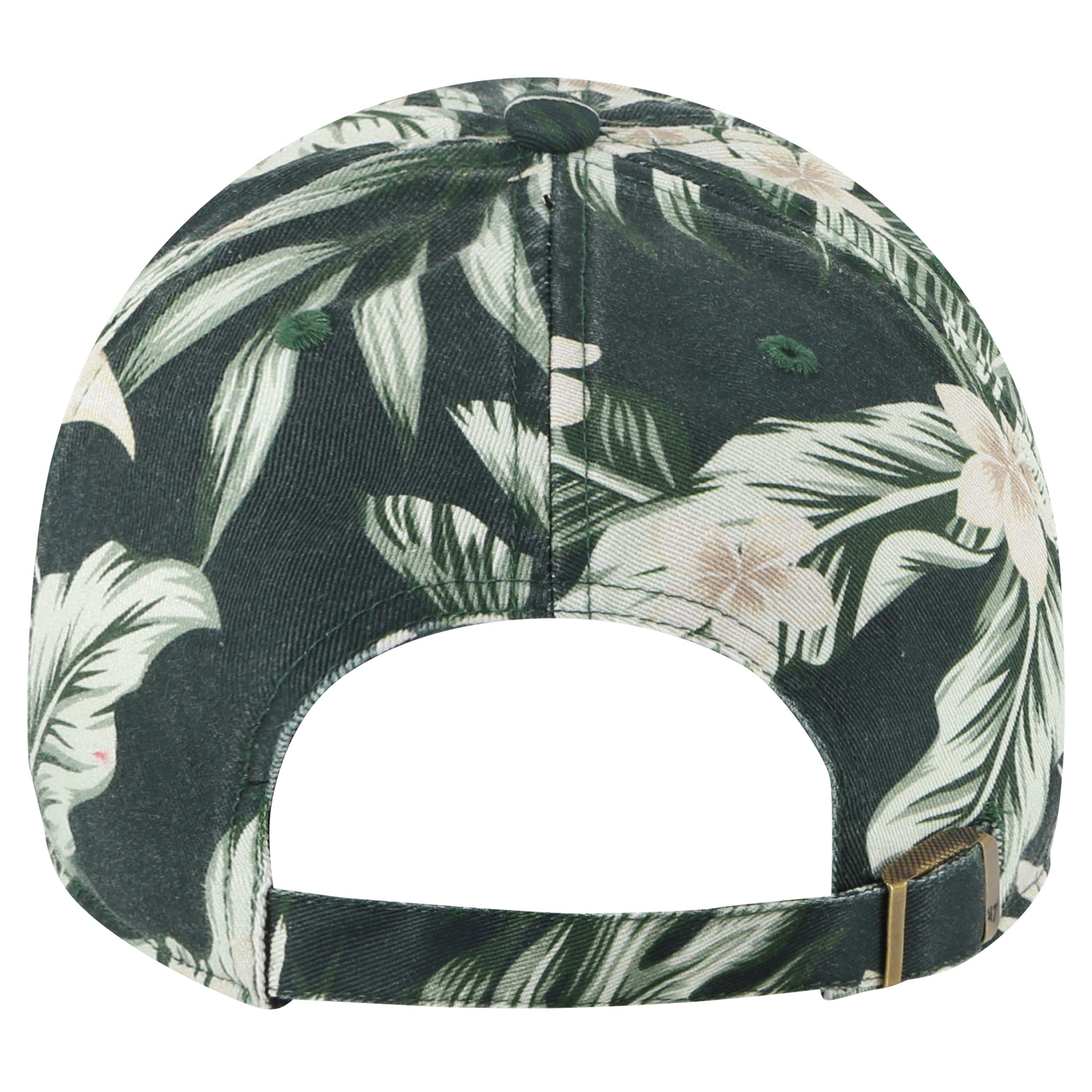 Men's '47 Green Boston Celtics Tropicalia Floral Clean Up Adjustable Hat - OSFA