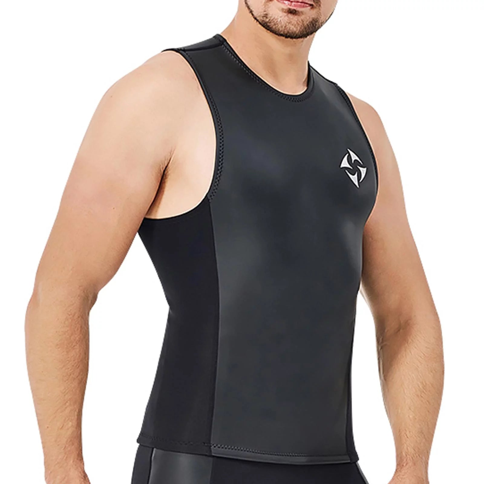 2mm Neoprene Wetsuit Vest Warm Mens Wetsuits Top for Surfing Spearfishing M