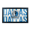 NBA Framed Logo Mirror - City - Dallas Mavericks