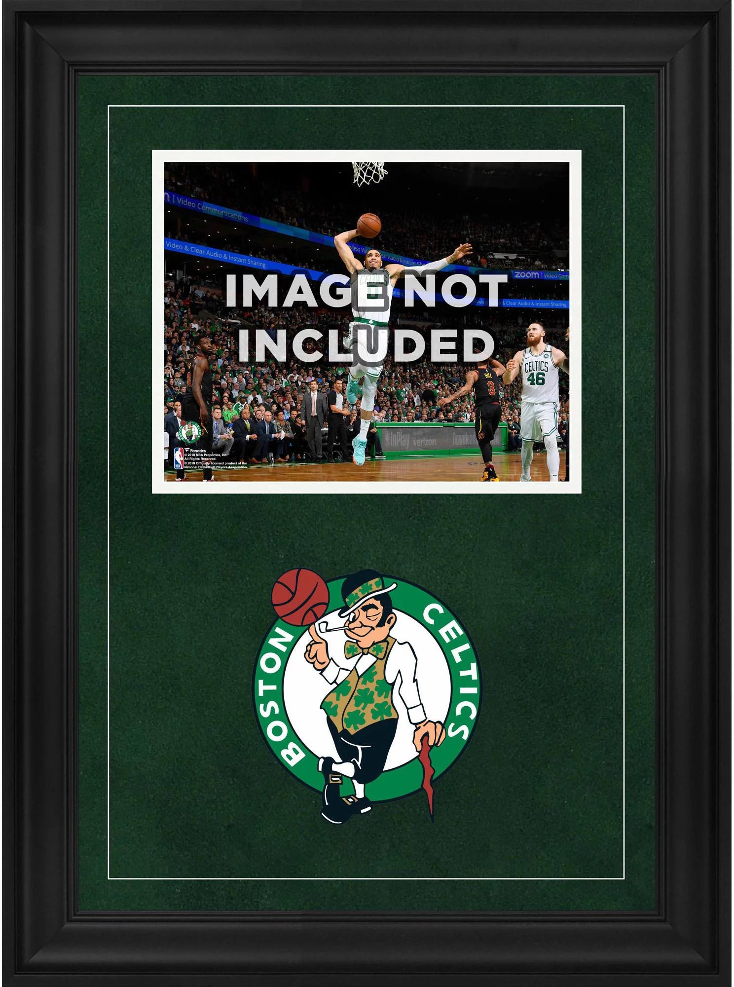 Boston Celtics Deluxe 8 x 10 Horizontal Photograph Frame with Team Logo