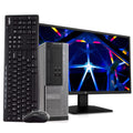 Restored Dell OptiPlex 3020 Small Form Desktop Computer PC, 3.20 GHz Intel i5 Quad Core Gen 4, 8GB DDR3 RAM, 500GB Hard Disk Drive (HDD) SATA Hard Drive, 24 LCD, Windows 10 Pro 64bit- (Refurbished)