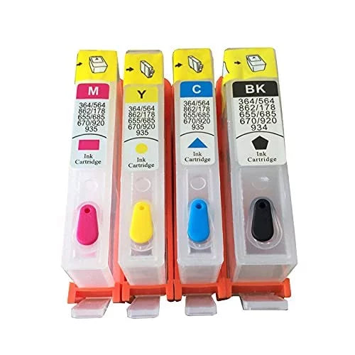 Empty Refillable Cartridges for HP 934 934XL 935 935XL Officejet Pro6230 Pro6830 Pro6835