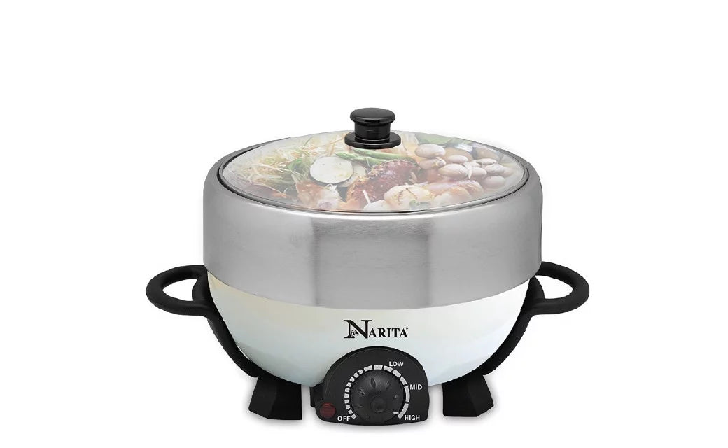 Multifunctional Hot Pot Cooker with Grill Pan