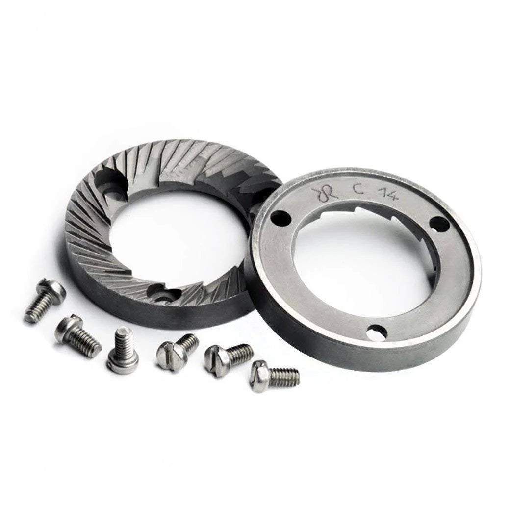 Rancilio Grinder Burr & Screw Replacement Set for Rocky & MD40 Espresso Grinders - Genuine OEM Rancilio Parts