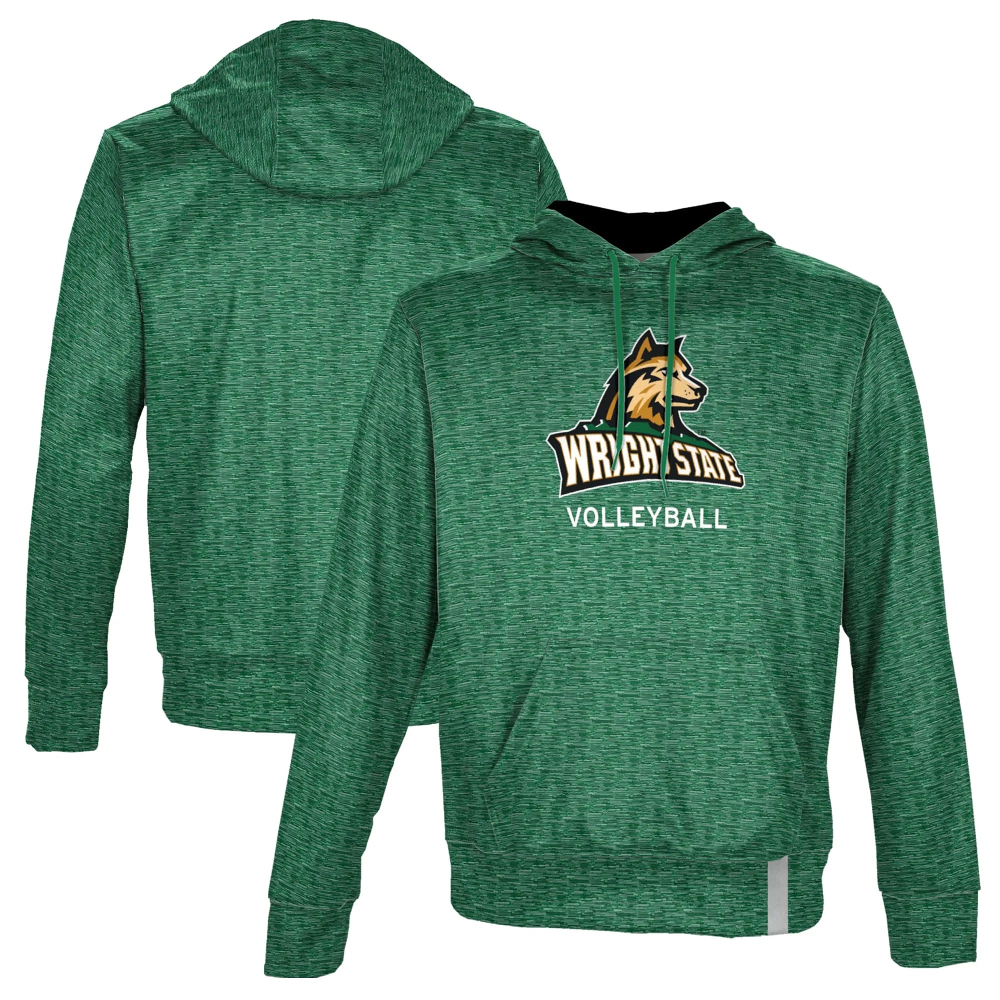 Men's ProSphere Hunter Green Wright State Raiders Volleyball Name Drop Pullover Hoodie