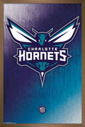 NBA Charlotte Hornets - Logo 14 Wall Poster, 14.725 x 22.375, Framed