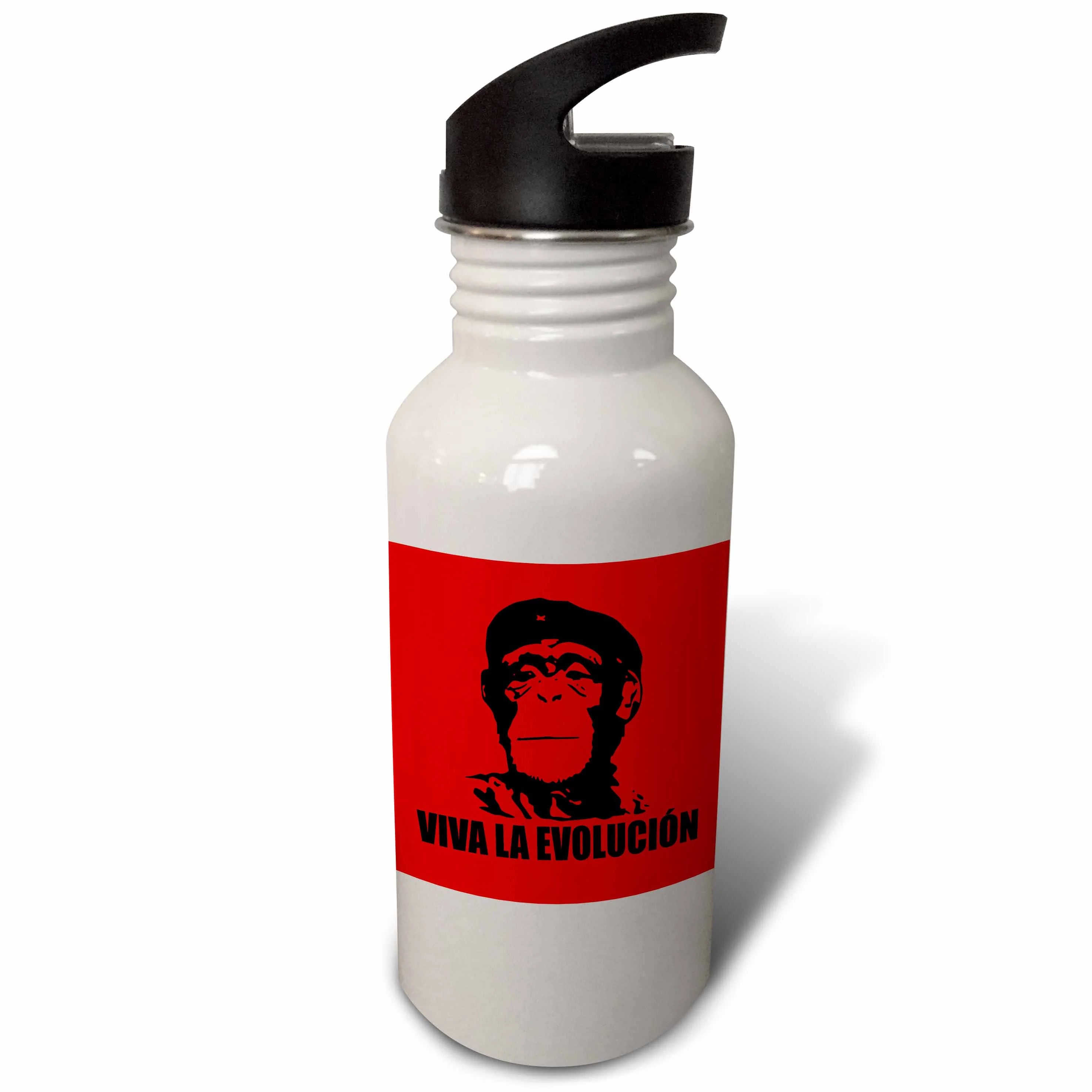 3dRose Viva La Evolucion., Sports Water Bottle, 21oz