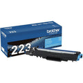 Brother Genuine TN-223C Standard Yield Cyan Toner Cartridge - 1300 Pages | Bundle of 2 Each