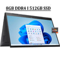 HP Envy X360 Convertible 15 2-in-1 Business Laptop 15.6 FHD IPS Touchscreen AMD Ryzen 5000 Series Octa-Core Ryzen 7 5825U Processor 8GB DDR4 512GB SSD Fingerprint Reader HDMI USB-C B&O Win11 Black