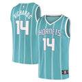Youth Fanatics Branded Nick Richards Teal Charlotte Hornets 2020/21 Fast Break Replica Jersey - Icon Edition