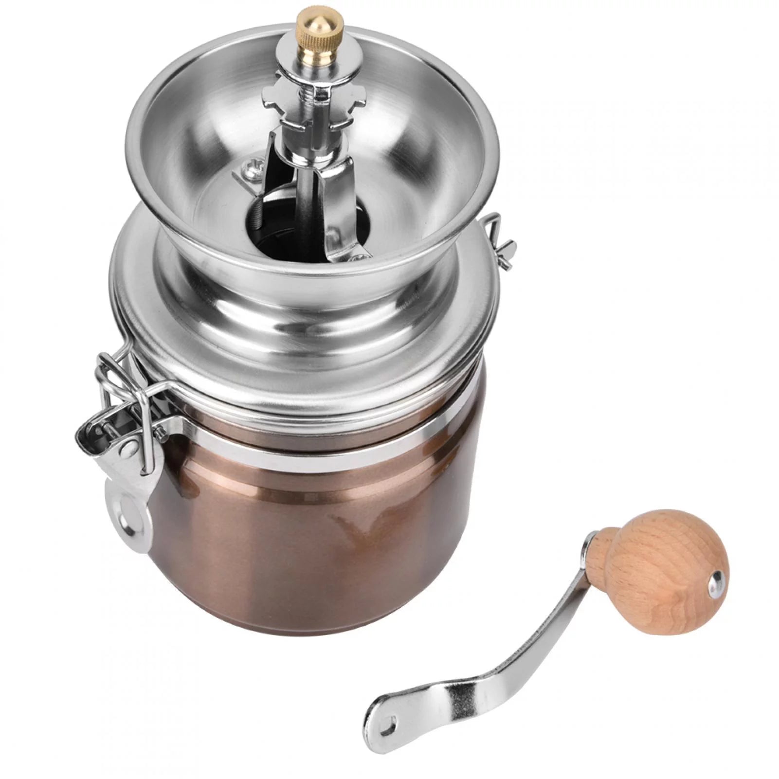 Coffee Grinder, Stainless Steel Manual Coffee Grinder Spice Nuts Grinding Mill Hand Tool