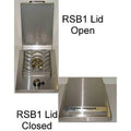 RCS Grills  Stainless Steel Side Burner for Outdoor Kitchens- Grill Accessory
