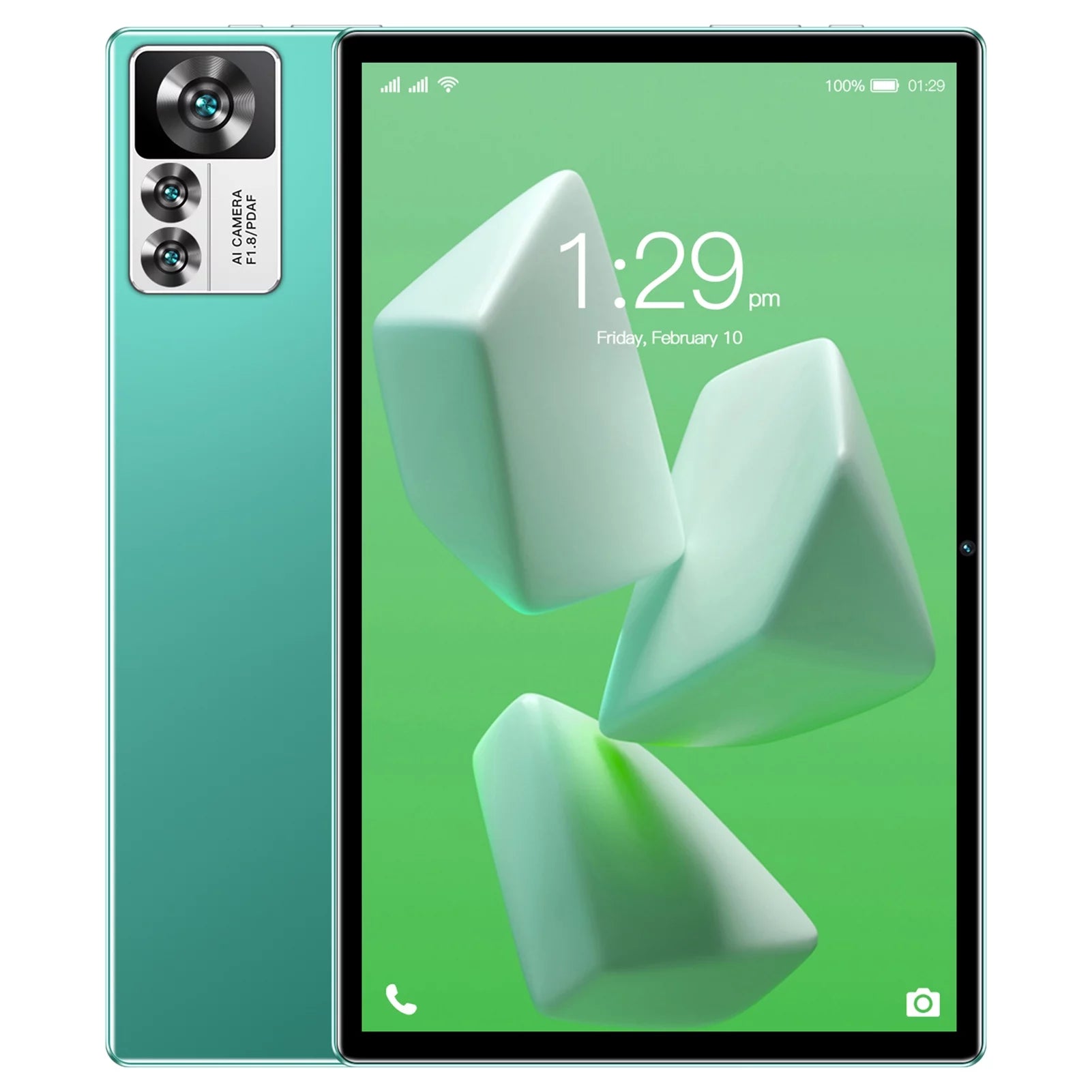 Anself Tablet 10.1 inch Screen 5G Calling, 10 Core MTK6797 Processor, 128GB Expandable Memory, Large Storage Capacity, High Clear Large Screen, BT5.0, 7000mAh Battery
