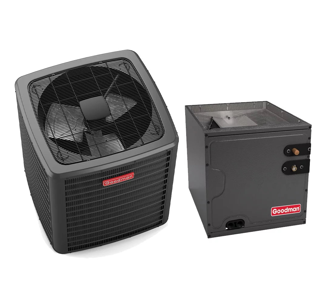 Goodman 3 Ton 14.3 SEER2 Air Conditioning Condenser and Coil (17.5) - GSXN403610 - CAPFA4226B6 - TX3N4