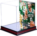 Jayson Tatum Boston Celtics Mahogany Basketball Display Case with Sublimated Plate
