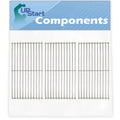 3-Pack BBQ Grill Cooking Grates Replacement Parts for Sam's Club Y0660NG - Compatible Barbeque Grid 18 3/4