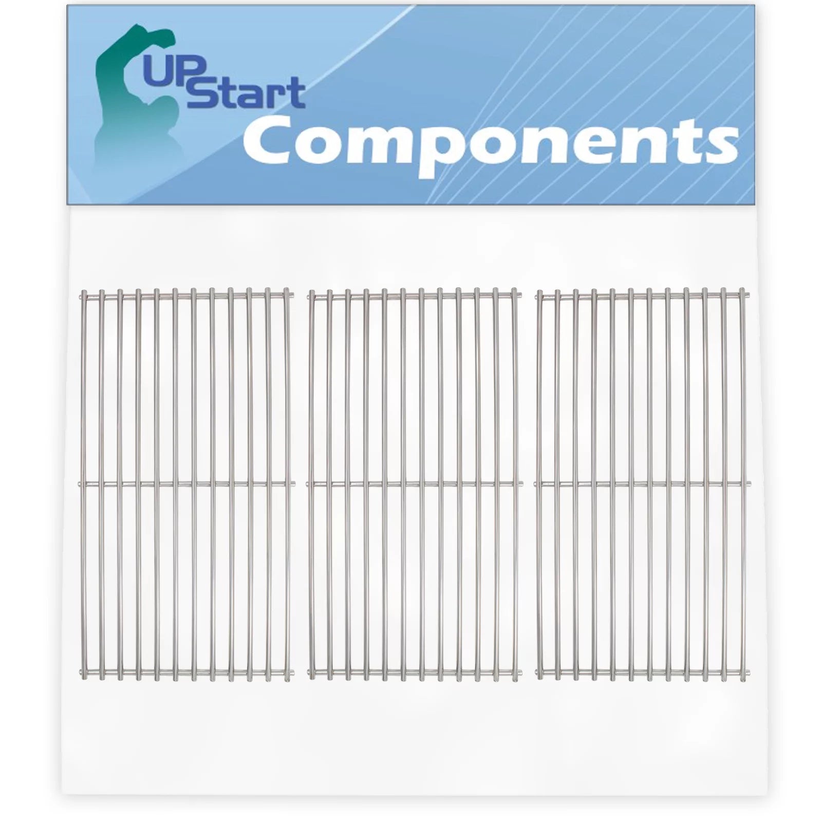 3-Pack BBQ Grill Cooking Grates Replacement Parts for Sunshine LEGEND 3 - Compatible Barbeque Grid 18 3/4