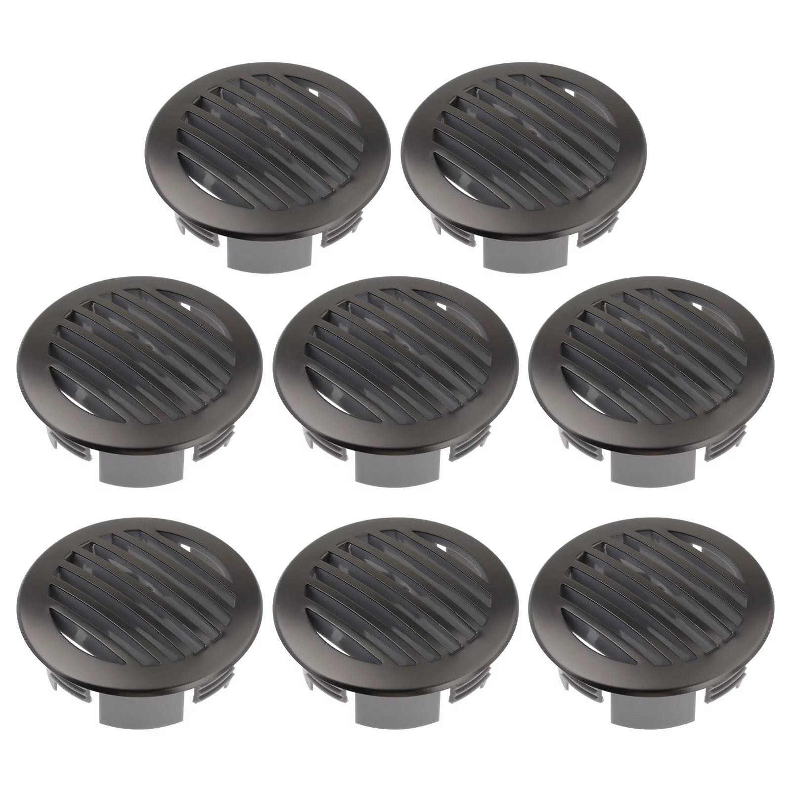 8 Pieces Grill Vent Cover Replacement Parts 3.5 Round Stainless Steel Air Vent Cover Hood for Ship Boats Camper