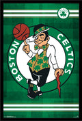 NBA Boston Celtics - Logo 14 Wall Poster, 22.375 x 34, Framed