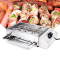 Miumaeov Electric Barbecue Griddle Flat Top Grill Hot Plate BBQ Countertop Commercial Smokeless Cooking Grills Stove