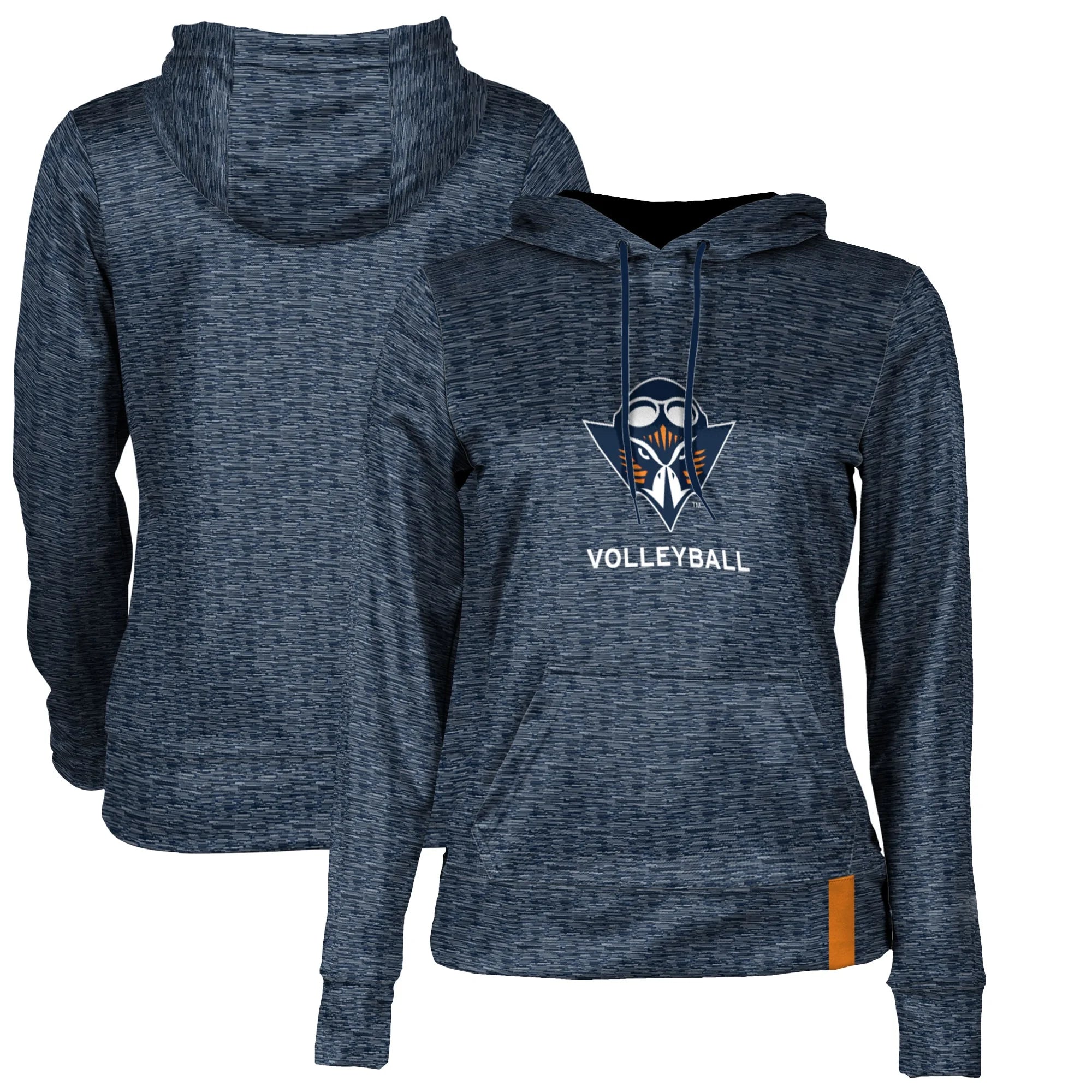 Women's Blue Tennessee-Martin Skyhawks Volleyball Pullover Hoodie